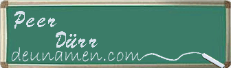 Peer Dürr Visitenkarte